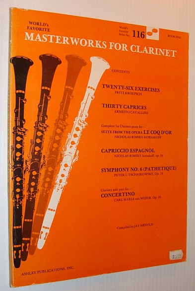 ARNOLD, JAY: COMPILER - World's Favorite Masterworks for Clarinet, Book One - (World's Favorite Series No. 116)