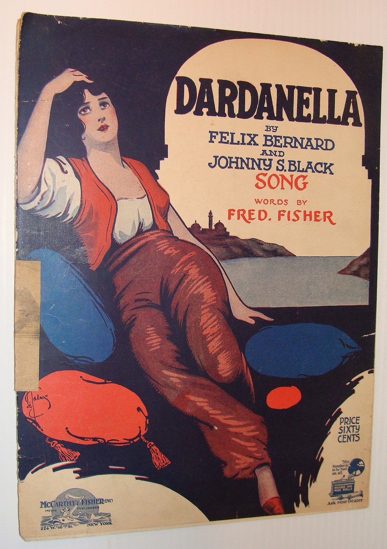 BERNARD, FELIX; BLACK, JOHNNY; FISHER, FRED - Dardanella - Sheet Music