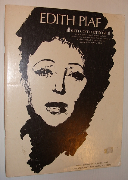 PIAF, EDITH - Edith Piaf - Album Commemoratif: Sheet Music for Voice (French) and Piano