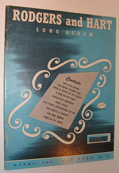 RODGERS, RICHARD;; HART, LORENZ - Rodgers & Hart Song Album: Sheet Music for Piano and Voice