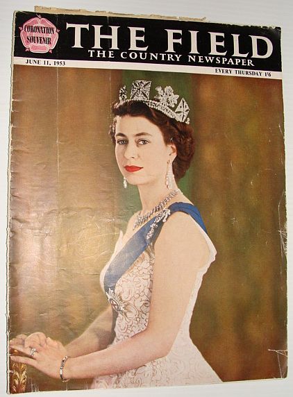 queen elizabeth ii coronation portrait. Cover: Queen Elizabeth II