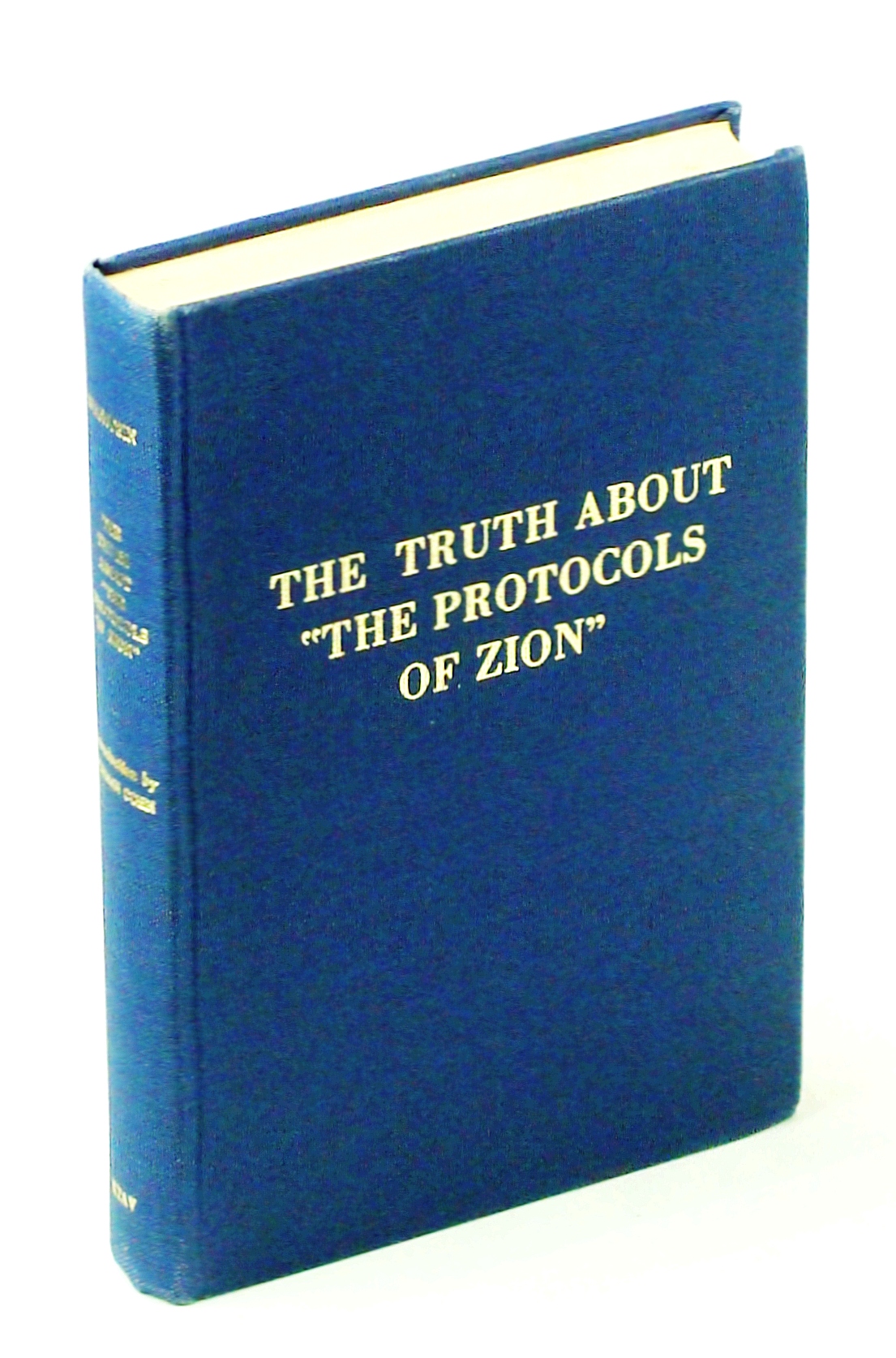 Image for The Truth About "The Protocols of Zion", A Complete Exposure