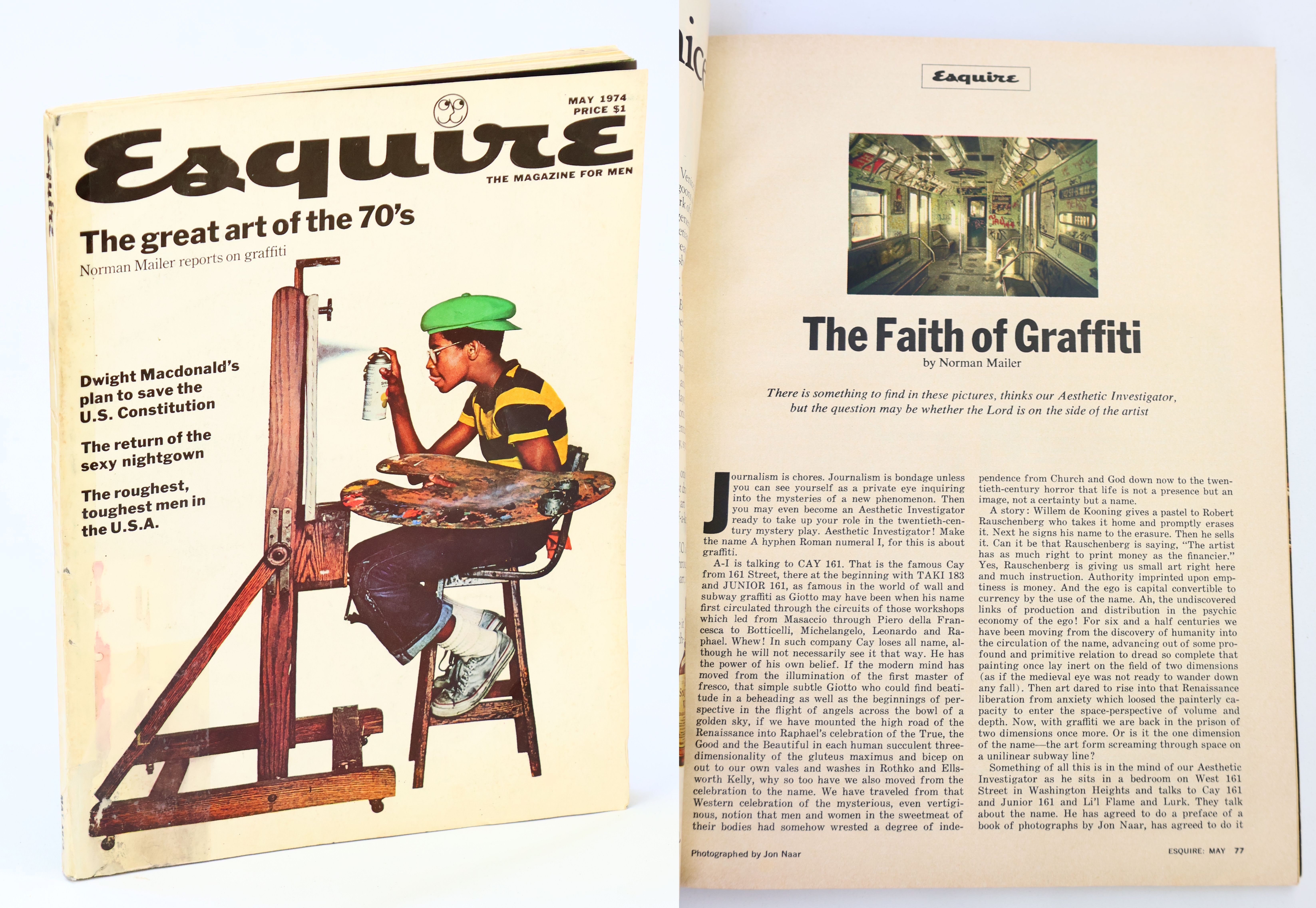 Image for Esquire - The Magazine For Men, May 1974 - The Faith of Graffiti; Volume LXXXI, Whole No. 486 Esquire - The Magazine For Men, May 1974 - The Faith of Graffiti; Volume LXXXI, Whole No. 486
