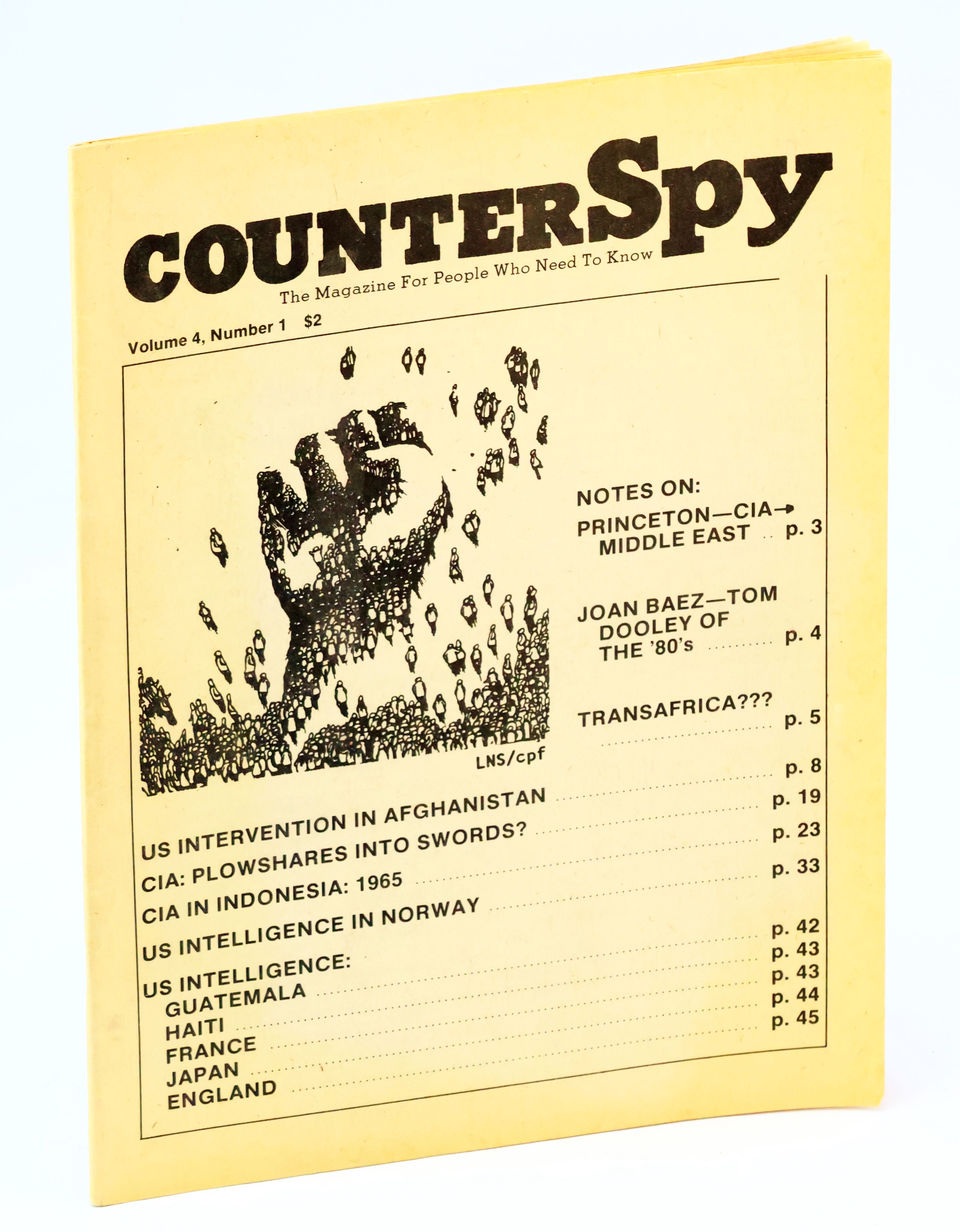 Image for CounterSpy - The Magazine For People Who Need To Know, Volume 4, Number 1 CounterSpy - The Magazine For People Who Need To Know, Volume 4, Number 1