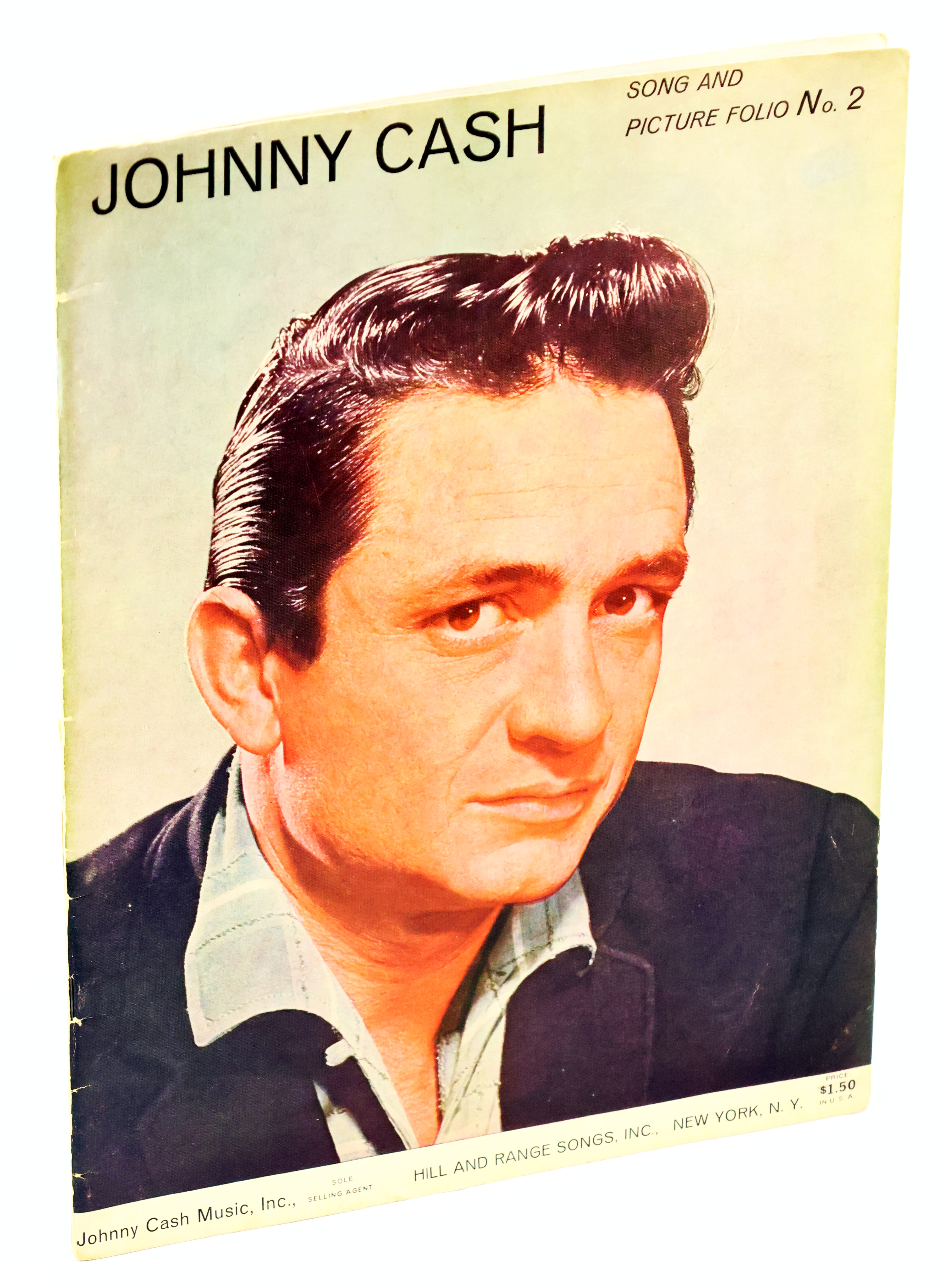Johnny Cash - Song and Picture Folio No. 2: Photo-Illustrated Songbook With Piano Sheet Music, Lyrics and Chords