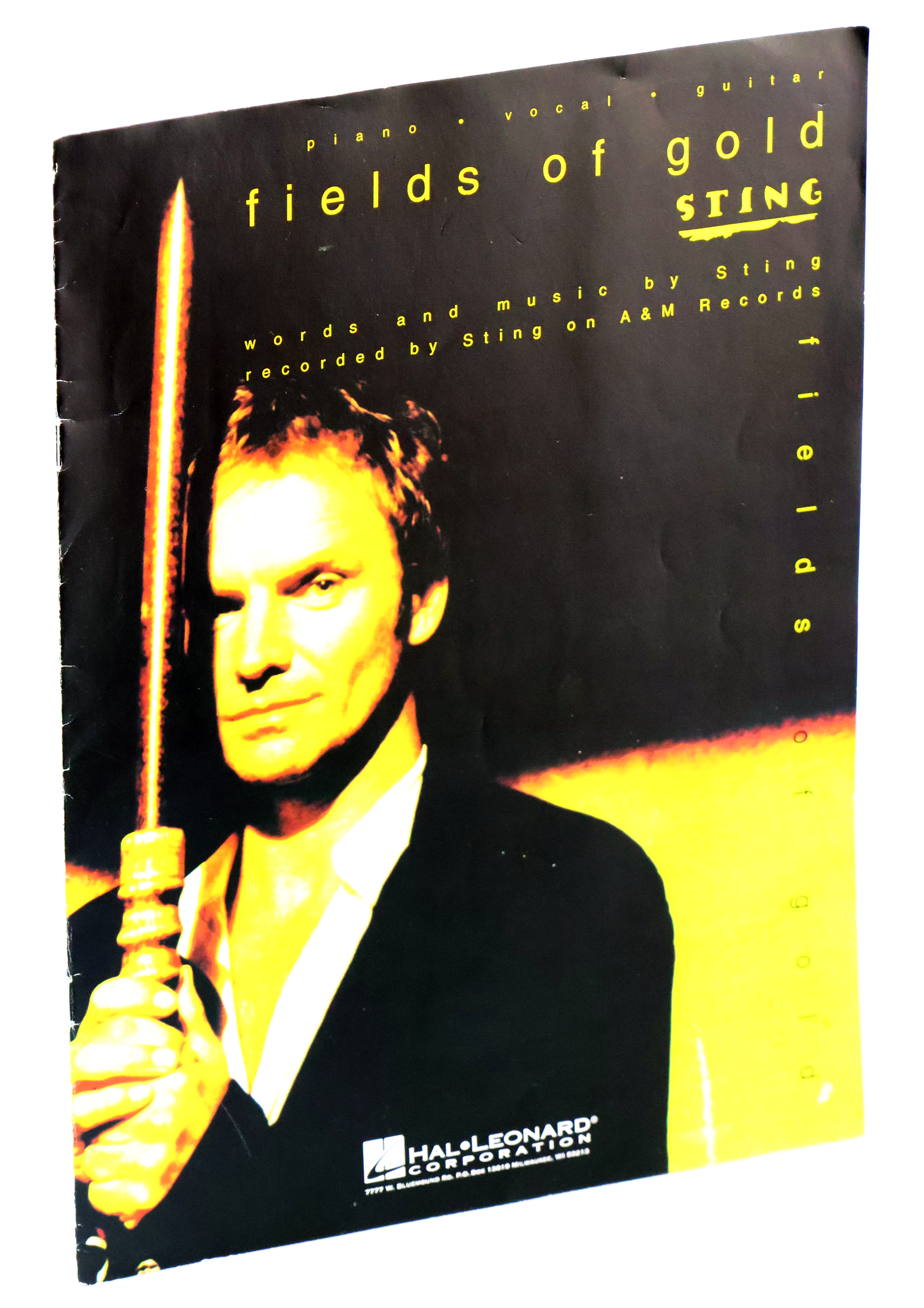 Fields of Gold, As Recorded by Sting: Piano Sheet Music, Lyrics and Guitar Chords